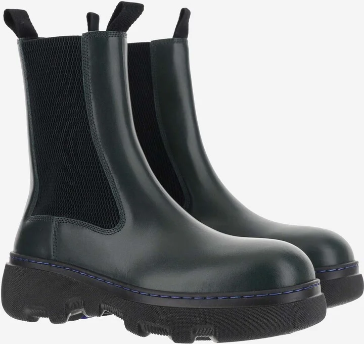 Leather Creeper Chelsea Boots - Image 2