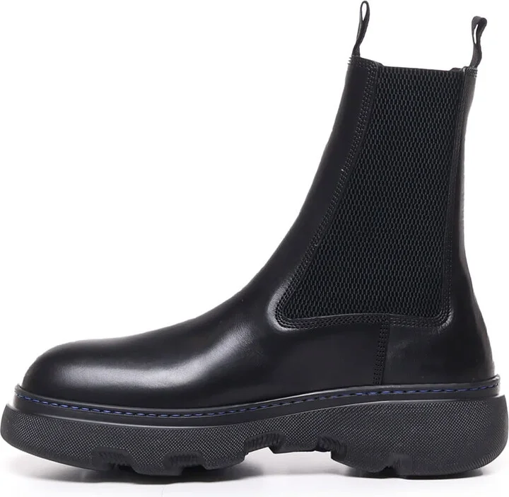 Leather Creeper Chelsea Boots - Image 4