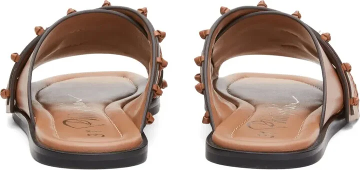 Leather Crossover Sandals - Image 3