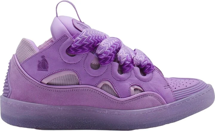 Leather Curb Sneakers