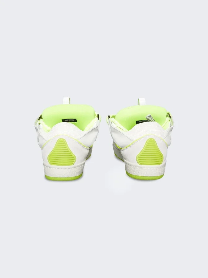 Leather Curb Sneakers