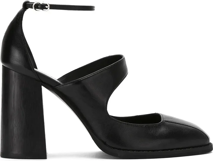 Leather Cut Out Pumps