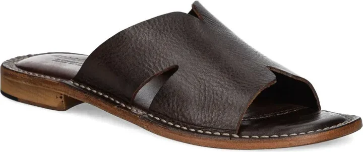 Leather Cut-Out Sandals - Image 2