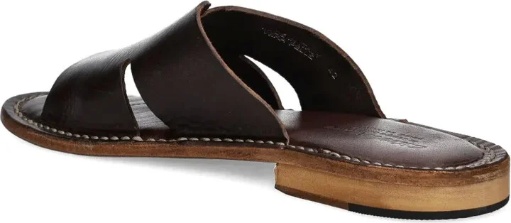 Leather Cut-Out Sandals - Image 3