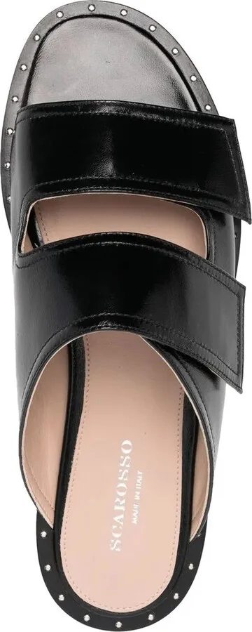 Leather Cut-Out Sandals - Image 4