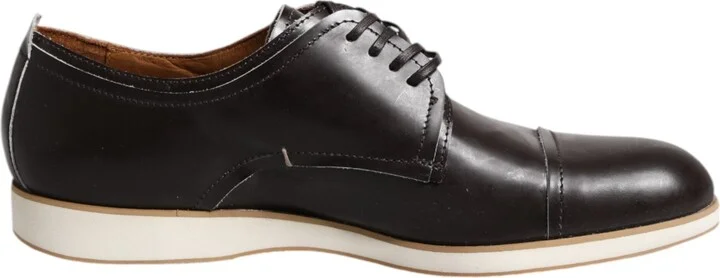 Leather Derby Lace Up Dress Formal Men's Shoes