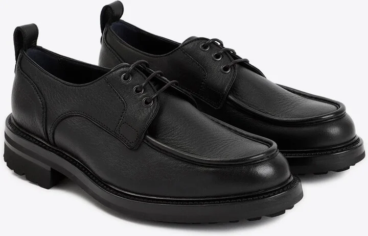 Leather Derby Lace-Up Shoes - Image 2
