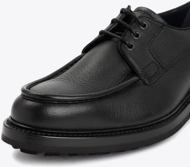 Leather Derby Lace-Up Shoes - Image 3