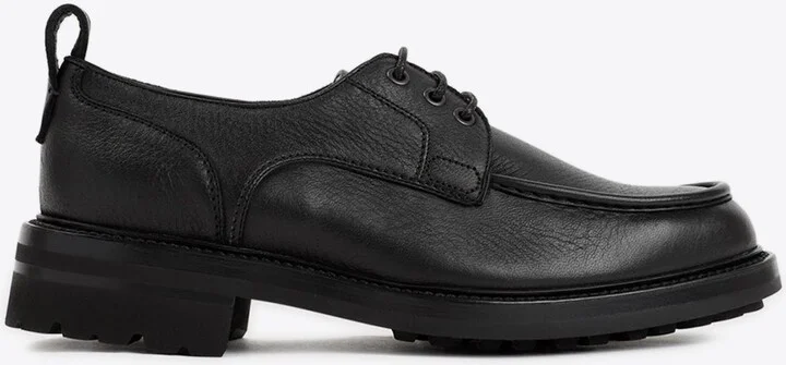 Leather Derby Lace-Up Shoes