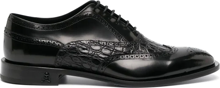 Leather Derby oxford shoes