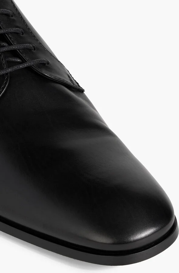 Leather Derby shoes - Image 4