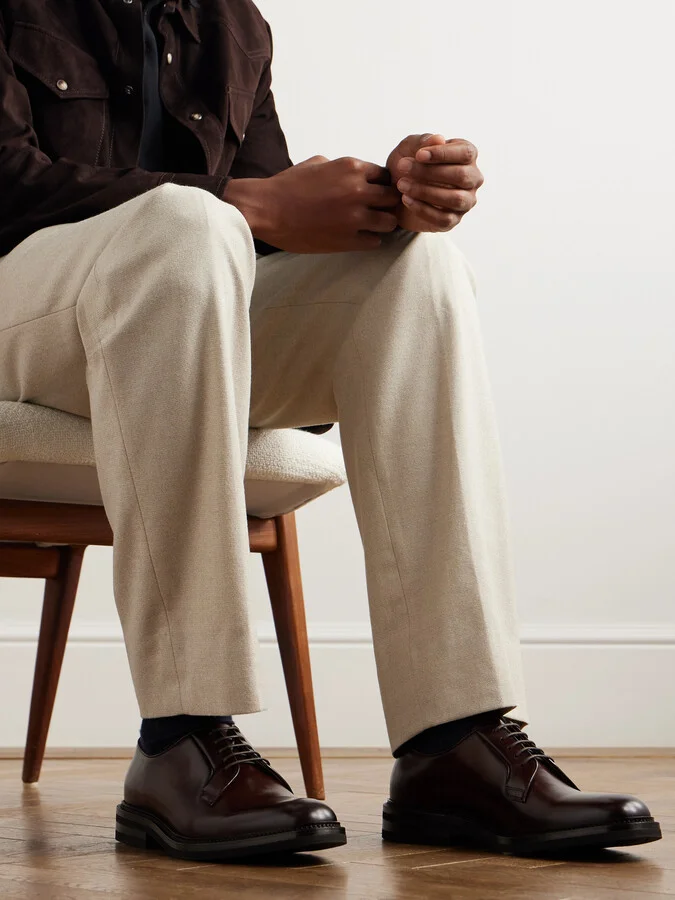 Leather Derby Shoes - Image 2