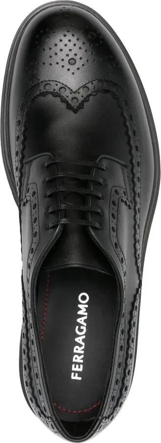 leather Derby shoes - Image 4