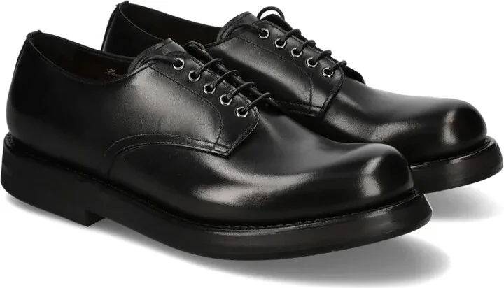 leather Derby shoes - Image 4