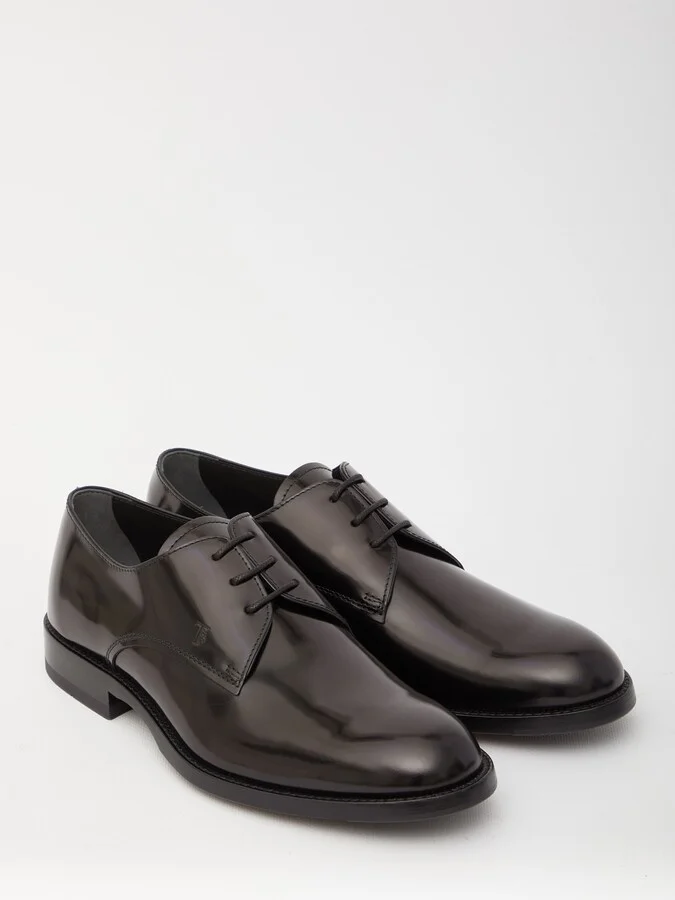 Leather Derby Shoes - Image 5