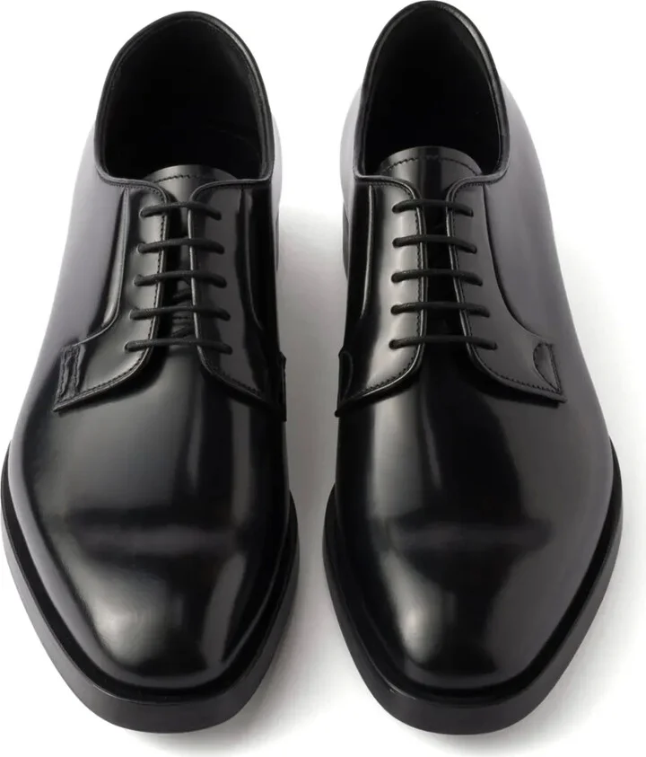 Leather Derby Shoes - Image 5