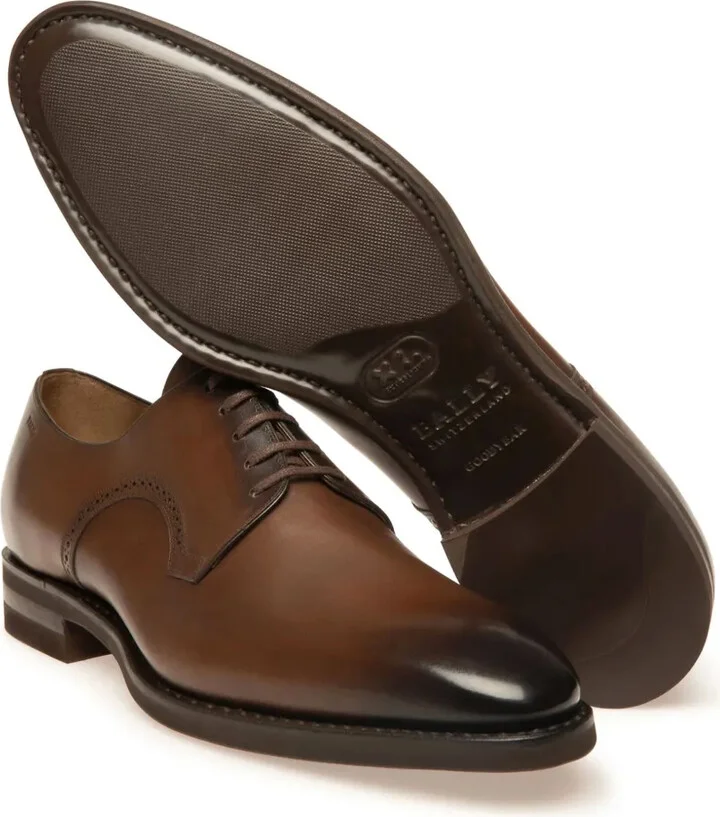 leather Derby shoes - Image 4