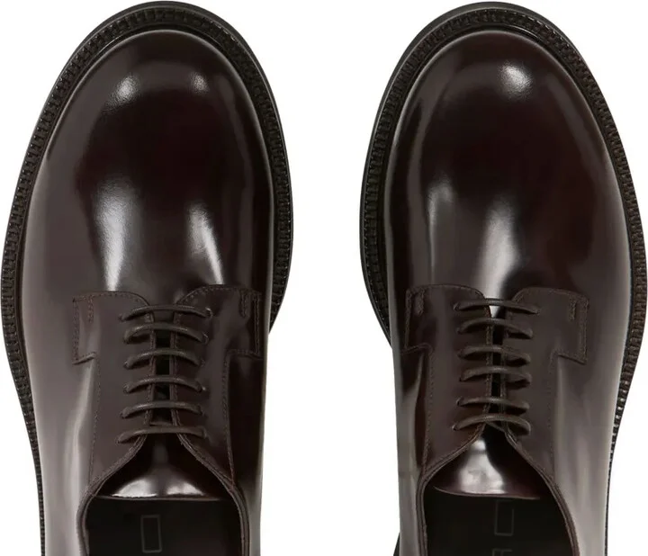 leather Derby shoes - Image 3