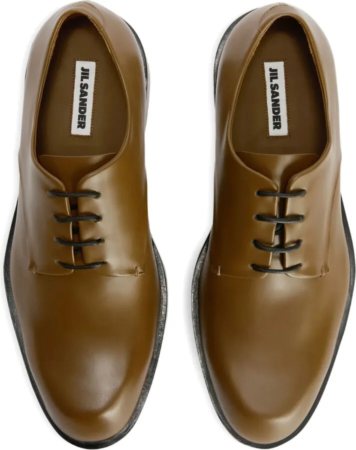 leather Derby shoes - Image 4