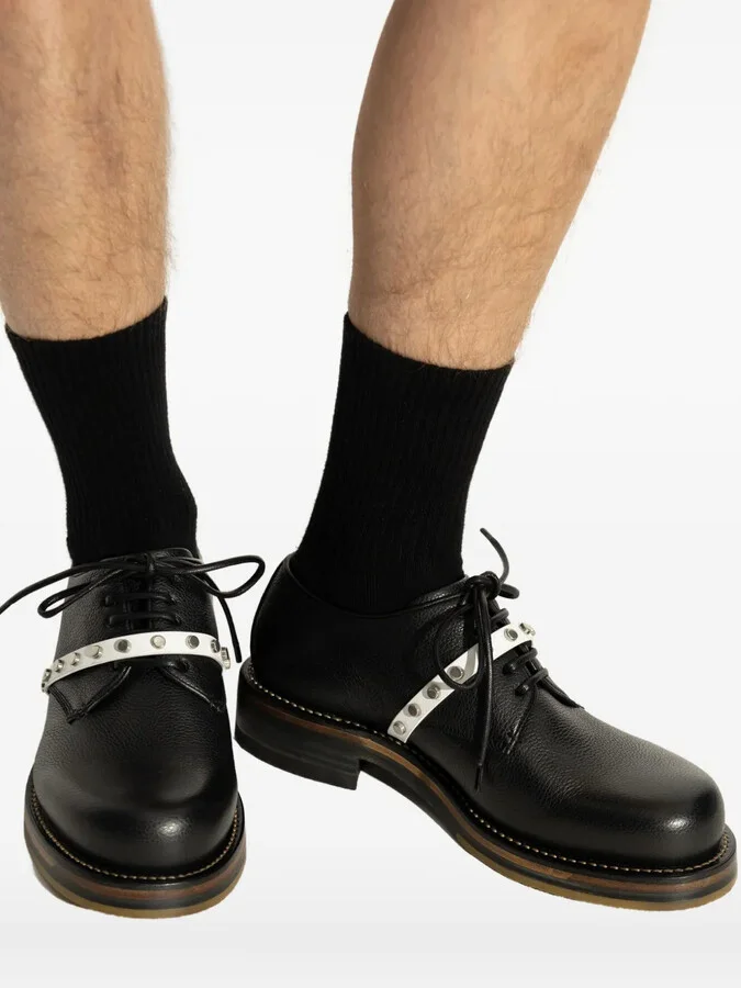 leather Derby shoes - Image 5