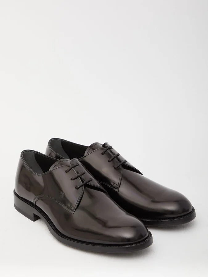 Leather Derby Shoes - Image 5