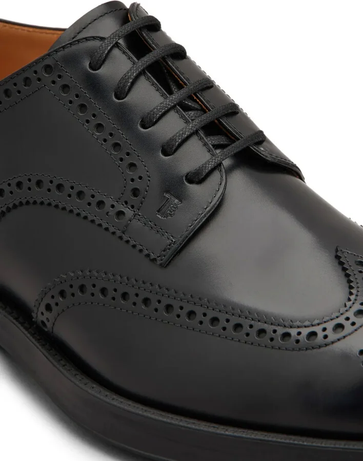 leather Derby shoes - Image 5