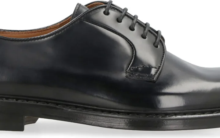 leather Derby shoes - Image 4