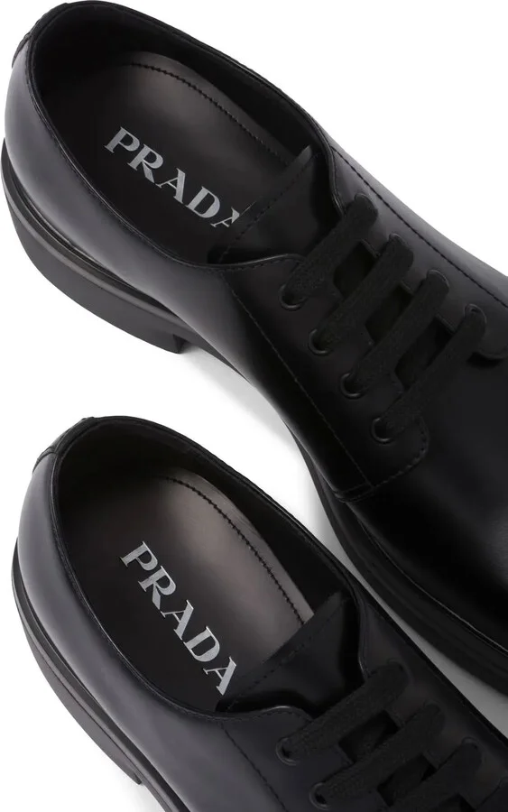 leather Derby shoes - Image 4