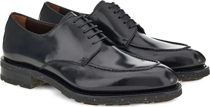 leather Derby-shoes - Image 2