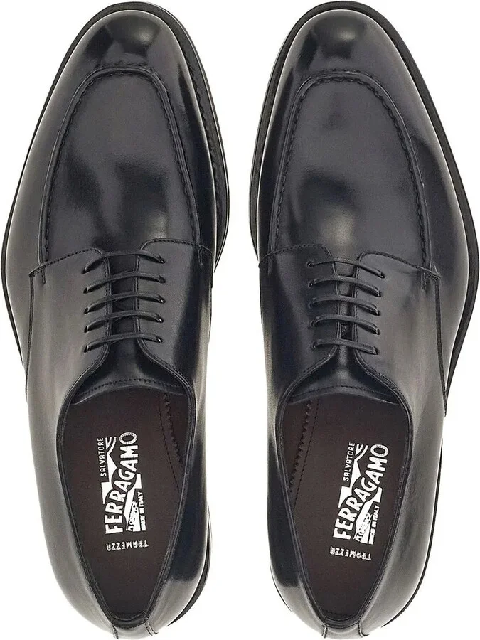 leather Derby-shoes - Image 4