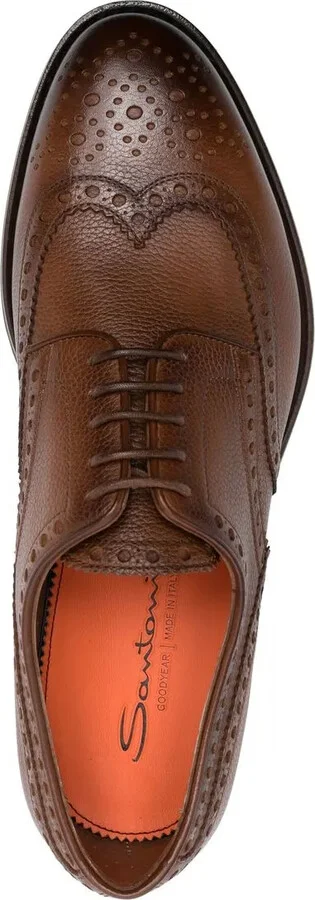 leather Derby shoes - Image 4