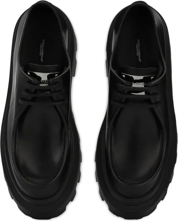 Leather Derby Shoes - Image 4