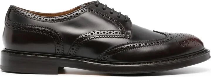 leather Derby shoes