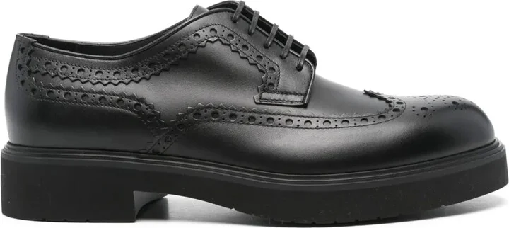 leather Derby shoes