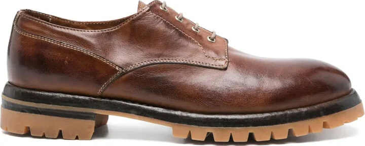 leather Derby shoes