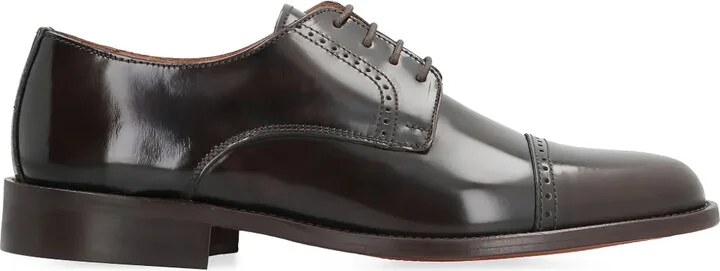 leather Derby shoes