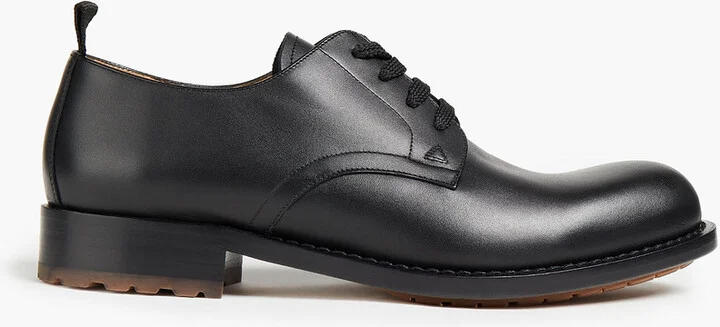 Leather derby shoes