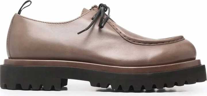 leather Derby shoes