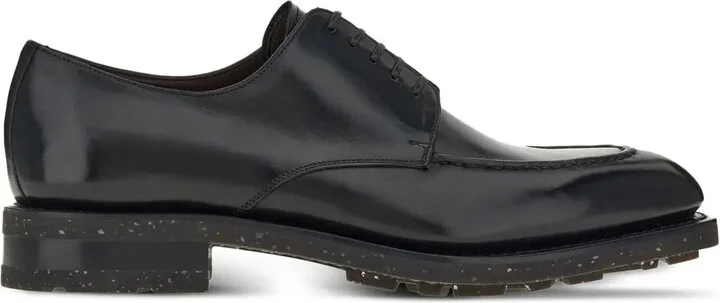 leather Derby-shoes