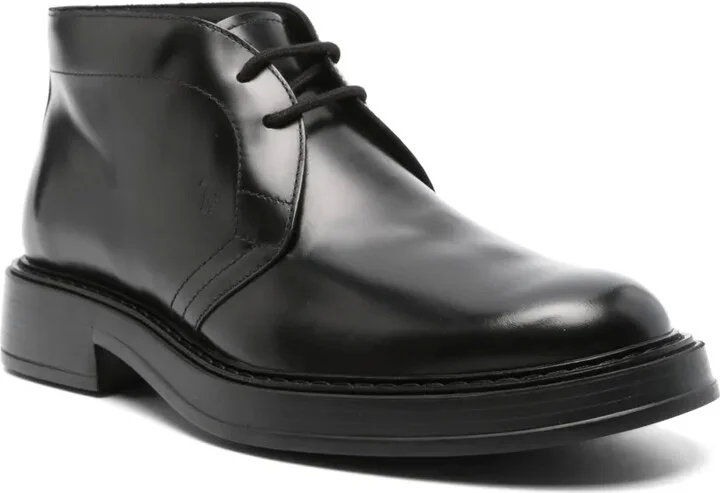 Leather Desert Boots - Image 2