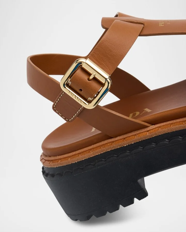 Leather Double-Buckle Fisherman Sandals - Image 10