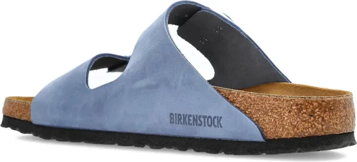 Leather Double-Buckle Flats Sandals - Image 4