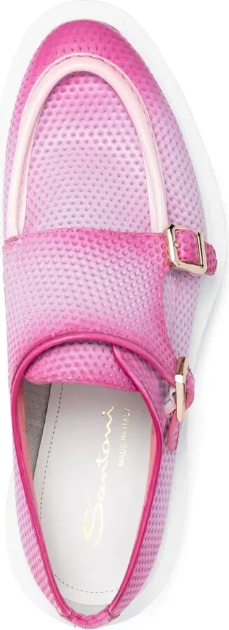 Leather Double-Buckle Loafers - Image 4