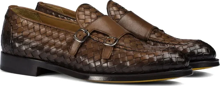 Leather Double-Buckle Monk Shoes - Image 2