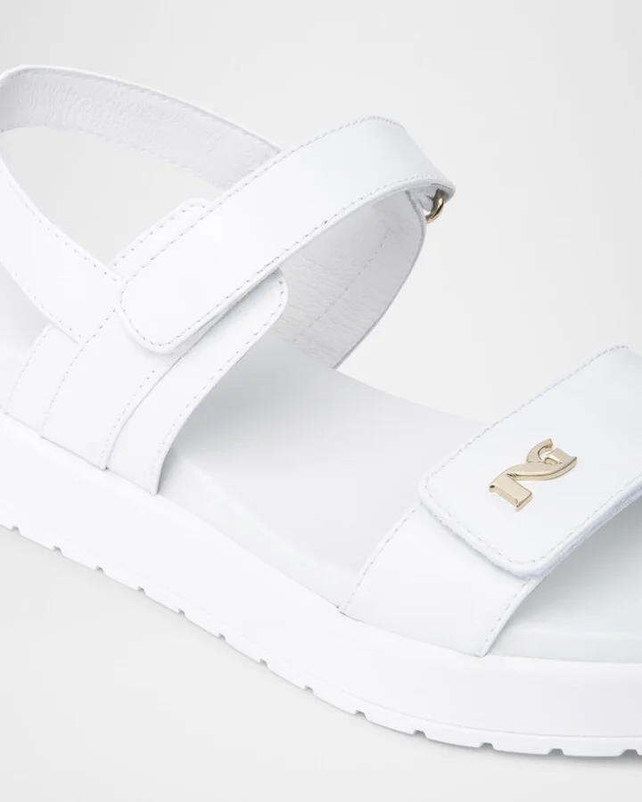 Leather Double-Grip Flatform Sandals - Image 9