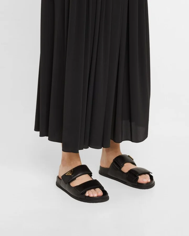 Leather Double-Grip Slide Sandals - Image 10