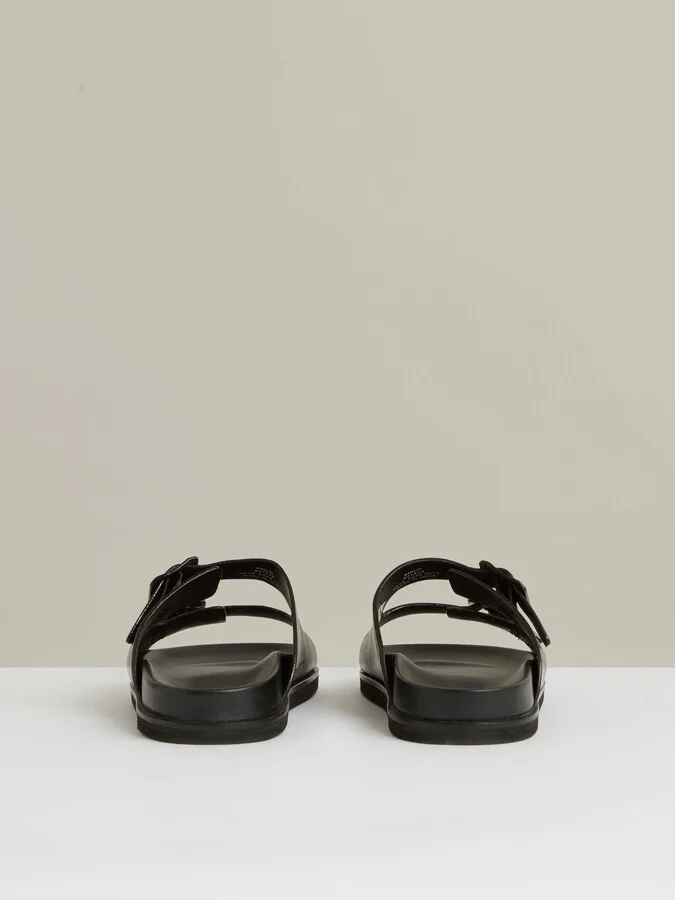 Leather Double-strap Sandals - Image 4