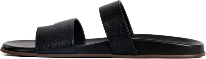 Leather Double-Strap Sandals - Image 3
