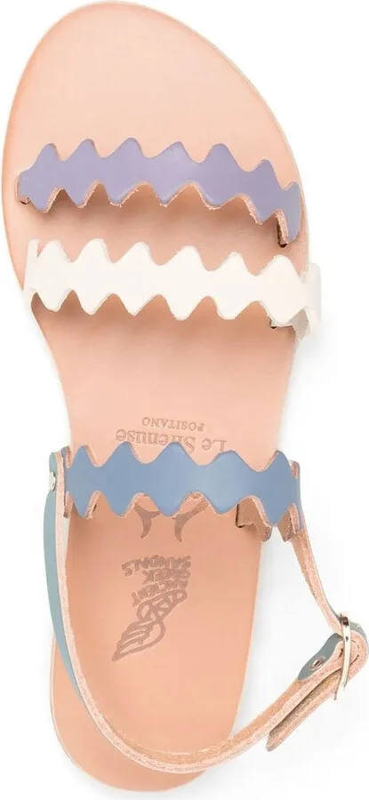 Leather Double-Strap Sandals - Image 4