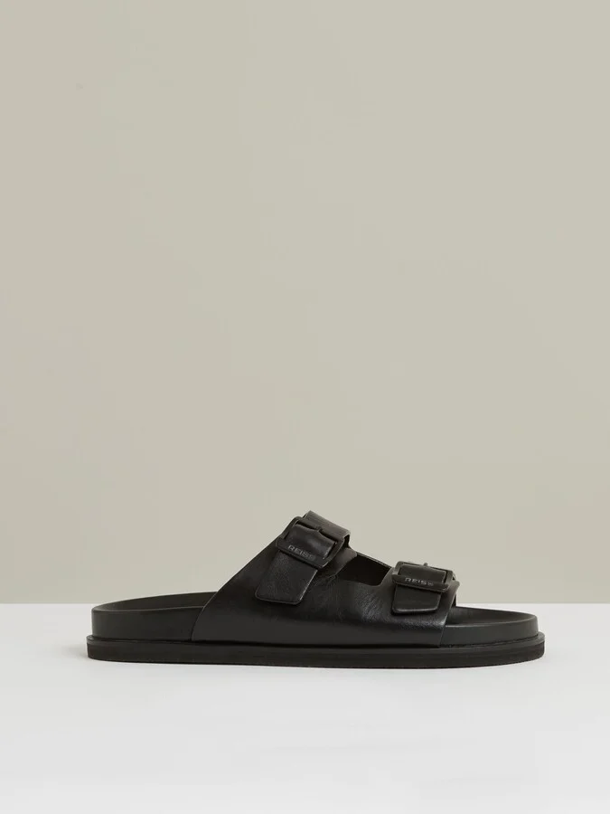 Leather Double-strap Sandals